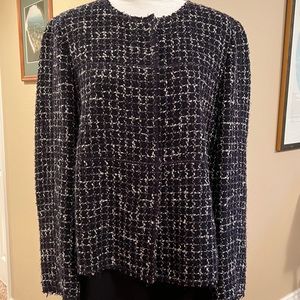 Lafayette 148 NY Jacket - Dark Navy Color - size 10
